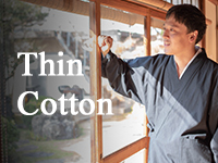 Difference between working clothes and Jinbei Material differences Light cotton working clothes